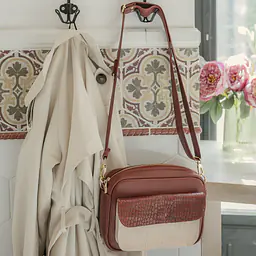 Regina personalizowana torebka skórzana listonoszka crossbody